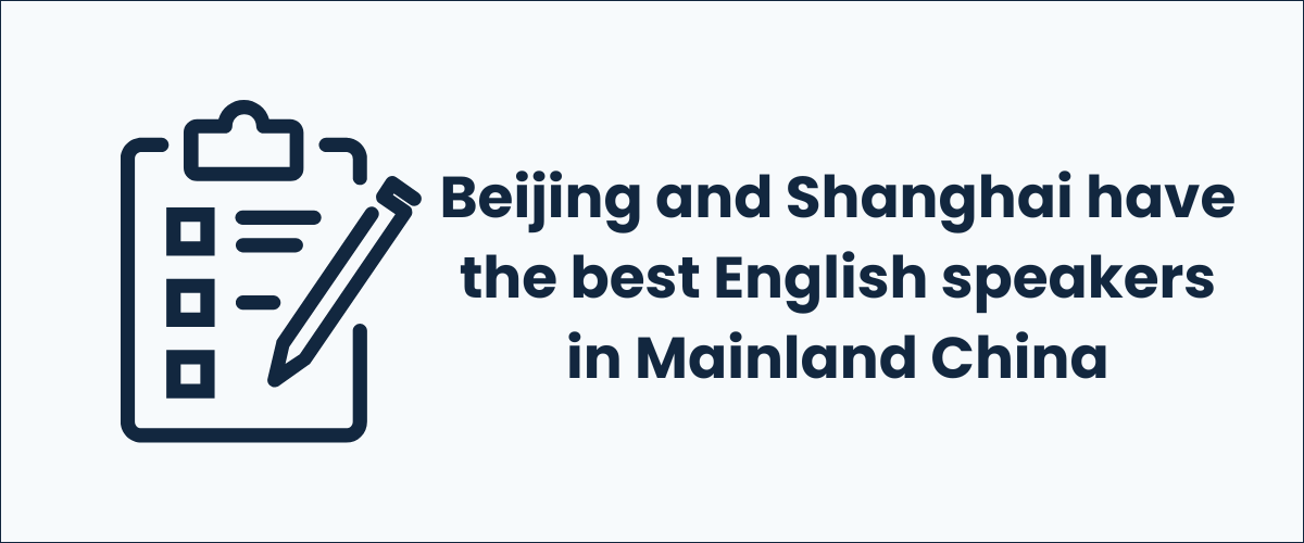How many people in china speak english 2025 data 